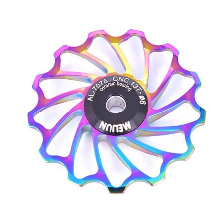 11T 13T pyörän keraaminen hihnapyörä alumiiniseoksesta valmistettu takavaihtajakarhu