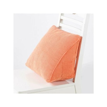 Orange Triangle Pillow Bekväm Läsning Kudde Ländryggsstöd Cus
