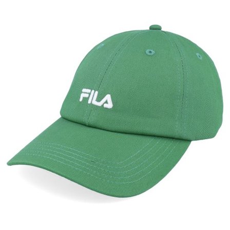 Fila - Grön unconstructed Keps - Faridokt With Small Logo Fir Dad Cap @ Hatstore