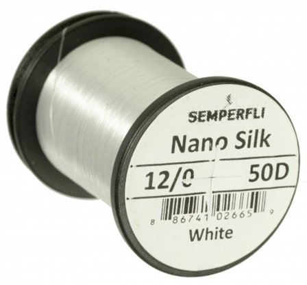 Semperfli Nano Silk 12/0 50D - White