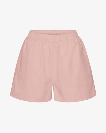 Women Organic Twill Shorts - Faded Pink - Female - M