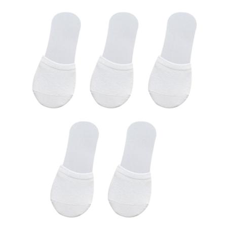 5 par framfotsstrumpor Halvfots cover VIT white