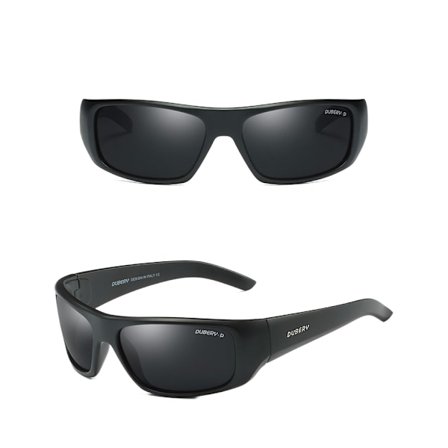 Solbriller Herre Sportsbånd UV-beskyttelse Polariserte Uknuselig TR90 Ramme for Sykling Løping Baseball Fiske