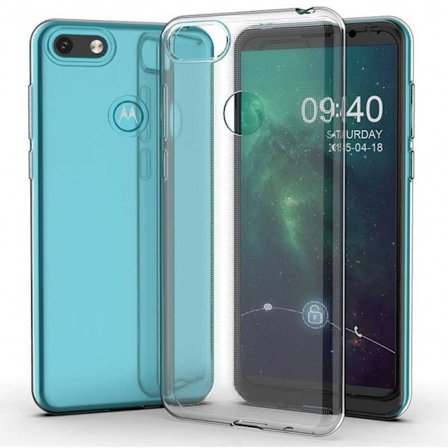 Motorola Moto E6 Play Iskunvaimennin Silicone Case Simple