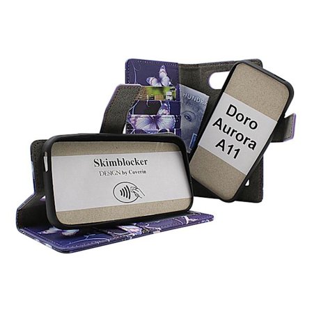 Skimblocker Doro Aurora A11 Magnet Plånboksfodral Design