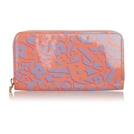 Louis Vuitton Vintage, Pre-owned Monogram Vernis Sweet Zippy Wallet Leather Rood, Dames, Maat:ONE Size