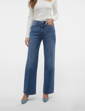 Vero Moda Vmtessa Hr Wide Jeans Ra380 Ga Noos - Blue - 30 x 32
