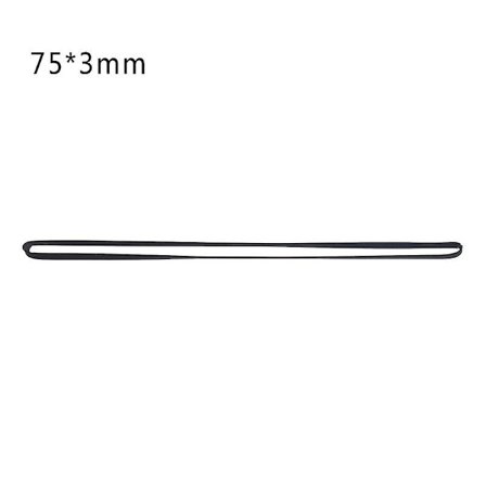 3mm Bred Platt Drivrem Skivspelare Gummirem Ersättning För Lp Vinyl Skivspelare Walkman Fonobandspelare