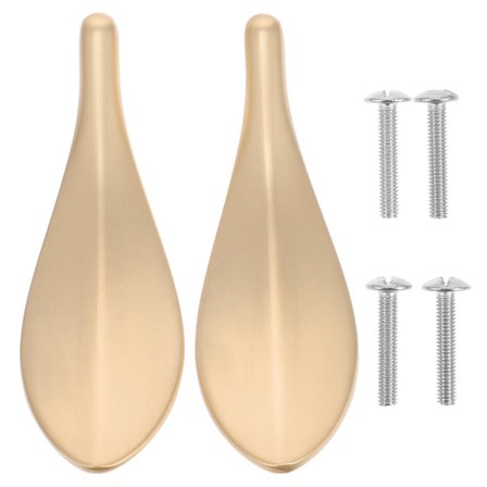 2 stk. Skuffeskuffer Dørhåndtag Guld Kommode Knopper Zinklegering Knob Køkkenhåndtag Garderobehåndtag