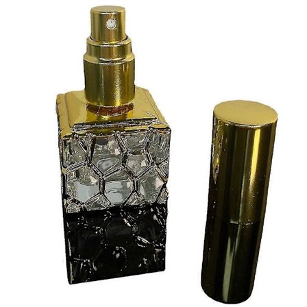 12 stk. Parfume Flaske Glas 10ml Sprayflasker Guld Prøve Tomme Beholdere Rejse Bærbar Forstøver