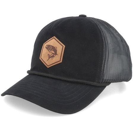 Skillfish - Schwarz trucker Cap - Trout Hex 939 Bachelor Black/Mouse/Black @ Hatstore