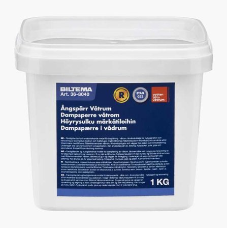 Ångspärr Våtrum 1 kg - Biltema