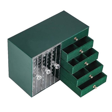 Örhängen Ring Display Stativ Dam Öronklämma Örhängen Organizer Case,barn,hane