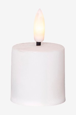 Star Trading - Flamme Charge 6p Votiv - Hvid - Lys - Fra Homeroom