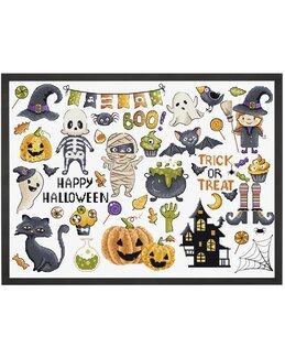 Stickpackung Bild Halloween