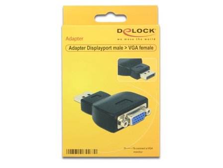 Delock video adapter - DisplayPort / VGA