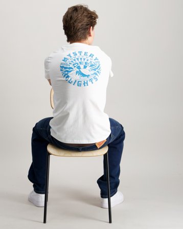 Scotch & Soda Front and back regularfit Tshirt Weiß T-Shirts Jungen - Kids Brand Store