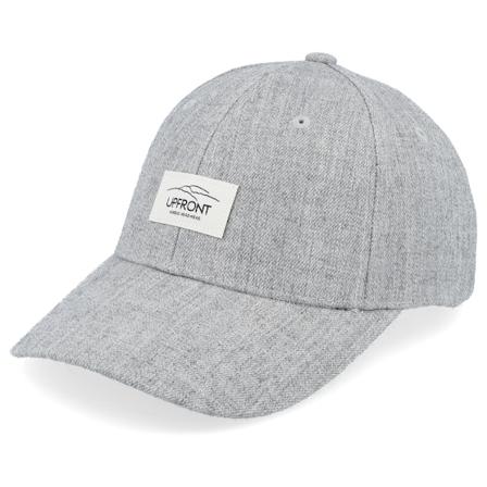 Upfront - Harmaa adjustable Lippis - Haakon Hard Low Cap Light Grey Melange Paloma Adjustable @ Hatstore