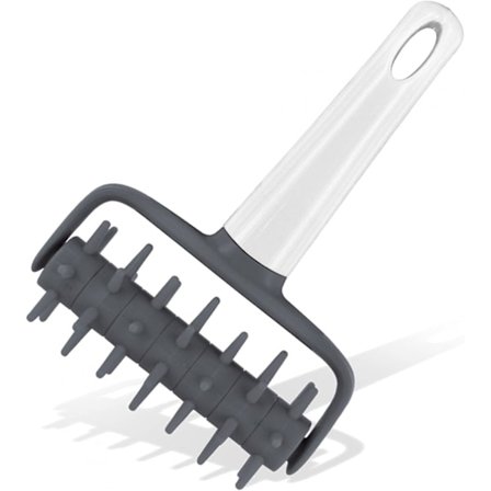 Pizzadej Docker Dough Bubble Killer Tidsbesparende Pizzadej Rulle Docker Dough Blistering Killer, Grå