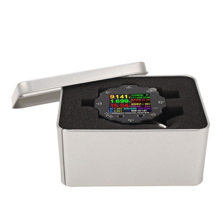 USB-tester 65W Bluetooth digital spenning strømstyrke effekt motstand kapasitet USB-strømmåler 3,6-32V