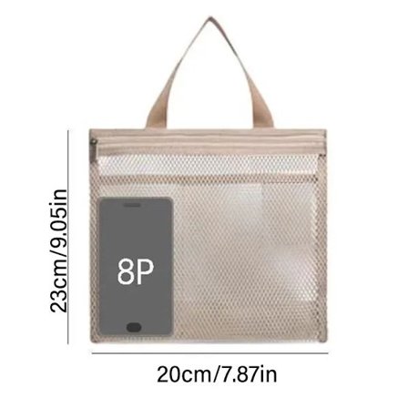 Net Brusepose Toiletartikler KHAKI khaki