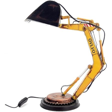 Grävmaskin skrivbordslampa unik bordslampa LED