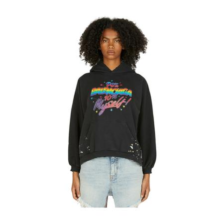 Balenciaga - Hoodies - Svart - Dam - Storlek: S, Dam, Storlek: S