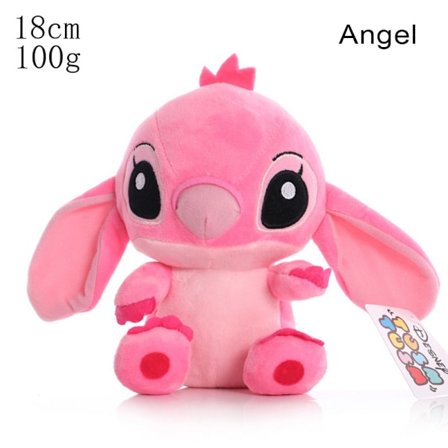 Lilo & Stitch Myk Stoffdyr, Myk Bomullsdukke 18CM ANGEL