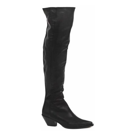 Curiosite, Over-knee Boots Zwart, Dames, Maat:36 EU