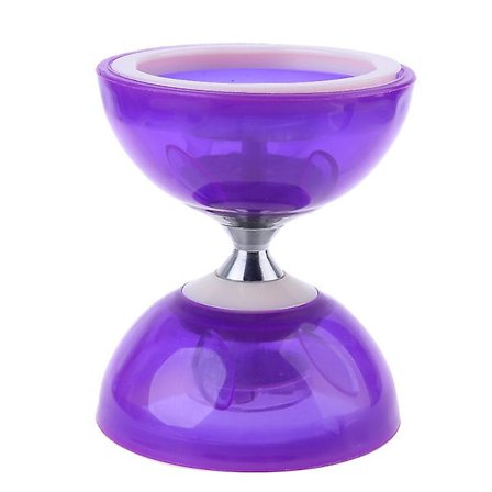 Diabolo sæt (4 farver 2 størrelse) tredobbelt kugleleje kobling Matchende farvede fiber håndstik, Diablo streng og taske