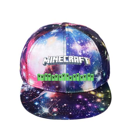Minecraft Star Hat Enkel Mode Tecknad Män och Kvinnor Starry Purple ~ 6