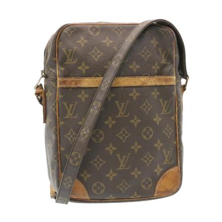 Louis Vuitton Vintage, Pre-owned Danube MM Bag W20cm x H28cm x D6cm Bruin, unisex, Maat:ONE Size,leer