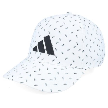 Adidas - Vit adjustable Keps - Tour Print White Adjustable @ Hatstore
