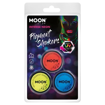 Moon Glow Pigment Shakers UV Neon Glitter (3-pack) One Size