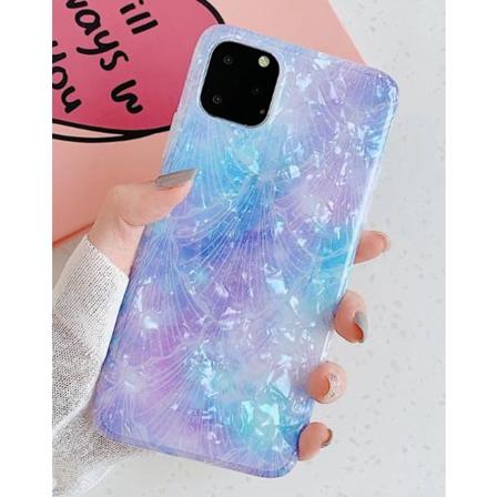 Mobilskal Till Iphone 11 Pro Med Pärlemor Multicolour Lila One Size