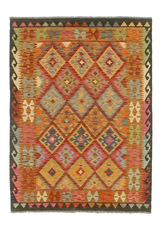 Kelim Afghan Old Style Matta Orientalisk (Ull, Afghanistan)