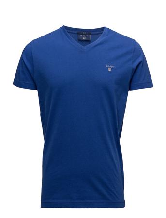 Original Slim V-Neck T-Shirt T-shirts Short-sleeved Blå GANT