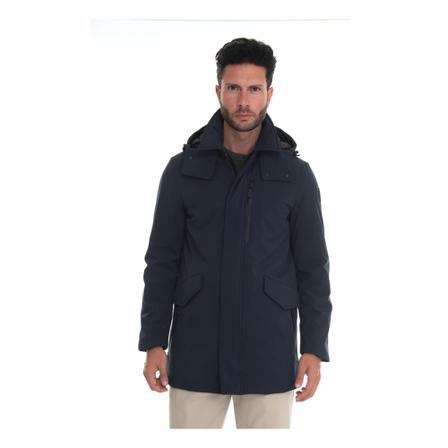 Woolrich, Niebieski Barrow MAC coat Niebieski, Mężczyzna, Rozmiar: 3XL
