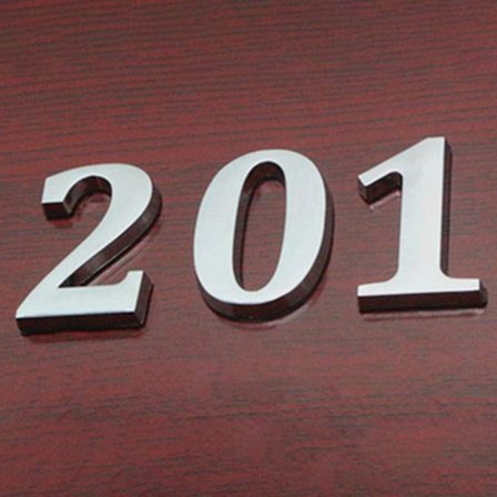 0-9 Husnummer Skilt Selvklebende Adresse Siffer Klistremerke Plate Nummer Dør Plakett For Hjem Hotell