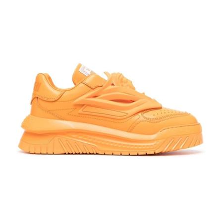 Versace - Sneakers - Orange - Herr - Storlek: 45 Eu, Herr, Storlek: 45 EU
