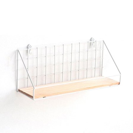 Veggorganisering Hylle Oppbevaringsskap Organizer HVIT