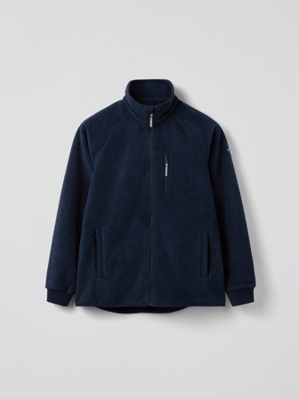 Polarn O. Pyret - Solid color adult fleece jacket - XL - Childrenswear - blue
