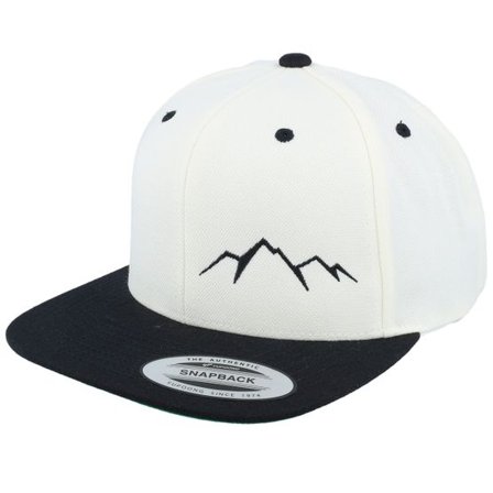 Wild Spirit - Svart snapback Keps - Small Mountain Black/White/Black Snapback @ Hatstore