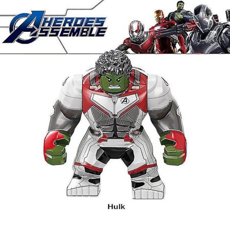 Avengers 4 Minifigure Toy Quantum Battle Suit Edition Ant-man Iron Man Beauty Team Hulk Assembled Building Block 8pcs