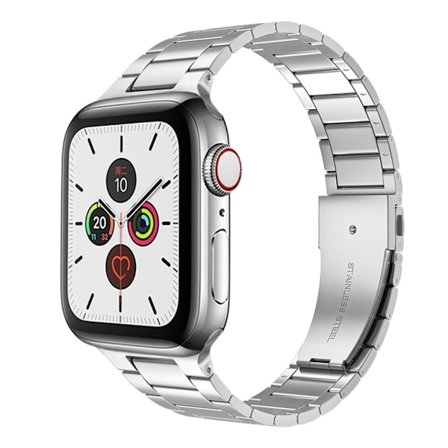 Apple Watch 38/40/41/42mm Rostfritt Stål Klockarmband - Silver