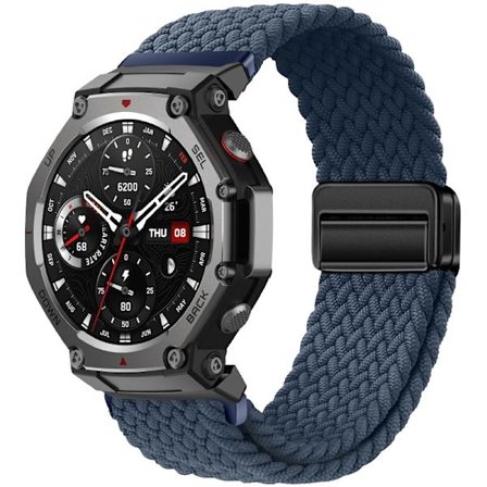 Elastiskt Flätat Magnetband Kompatibelt med Amazfit T-Rex 2 - Armband i Nylon
