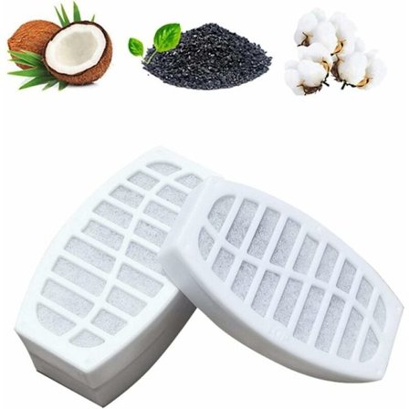 2 2L kattvattenfontänfilter Triomphe vattenfontän ersättningsfilter Aktivt kolfilter håller vattnet klart och välsmakande för katter och hundar