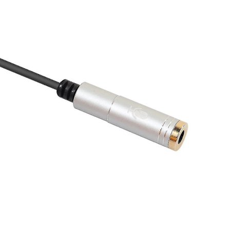 3.5mm Earphone Mic Audio Splitter Aux Extension Adapter Cable For Pc Microphone