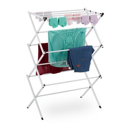 Taitettava vaateripustin metallia