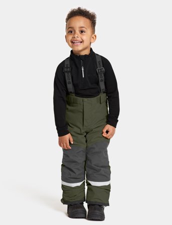 Didriksons Idre Kids Pants 6 - Khaki green - 90